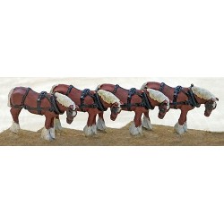 4 PERCHERON WORKING HORSES