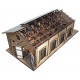 CP DOUBLE ENGINES HOUSE WOODEN KIT