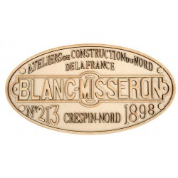 030T BLANC MISSERON PLATE